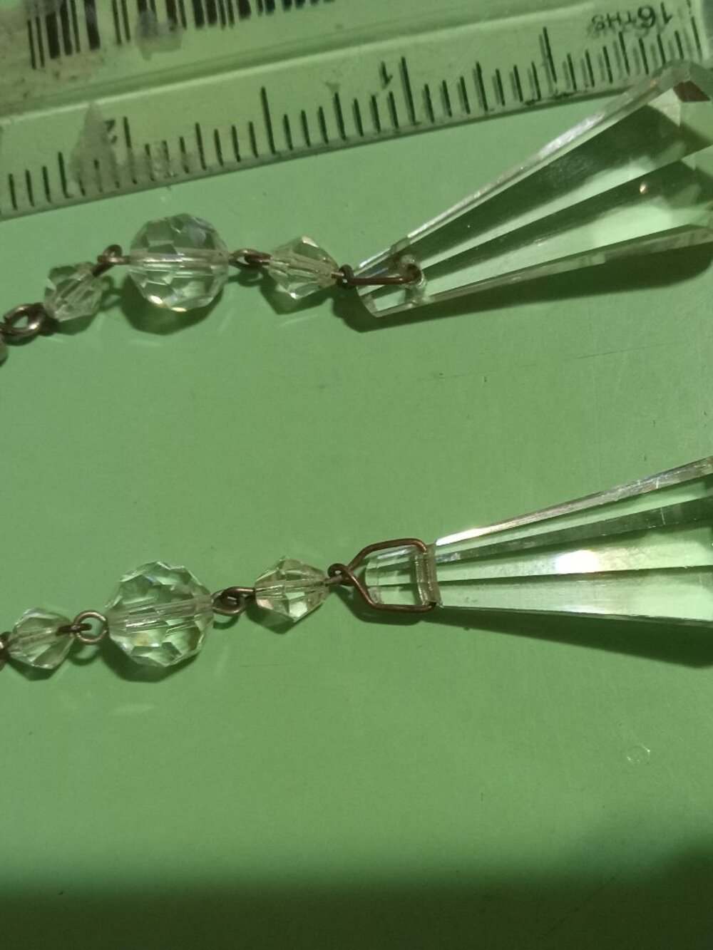 Stunning 2'' Crystal Drop Earrings